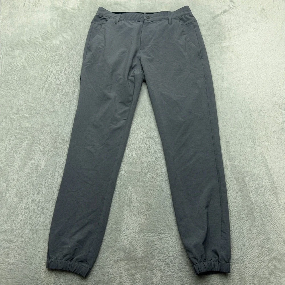 BYLT Everyday Pant Mens 30 Grey Jogger Performance Slim Fit Athletic Tapered